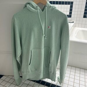 champion mint hoodie size s